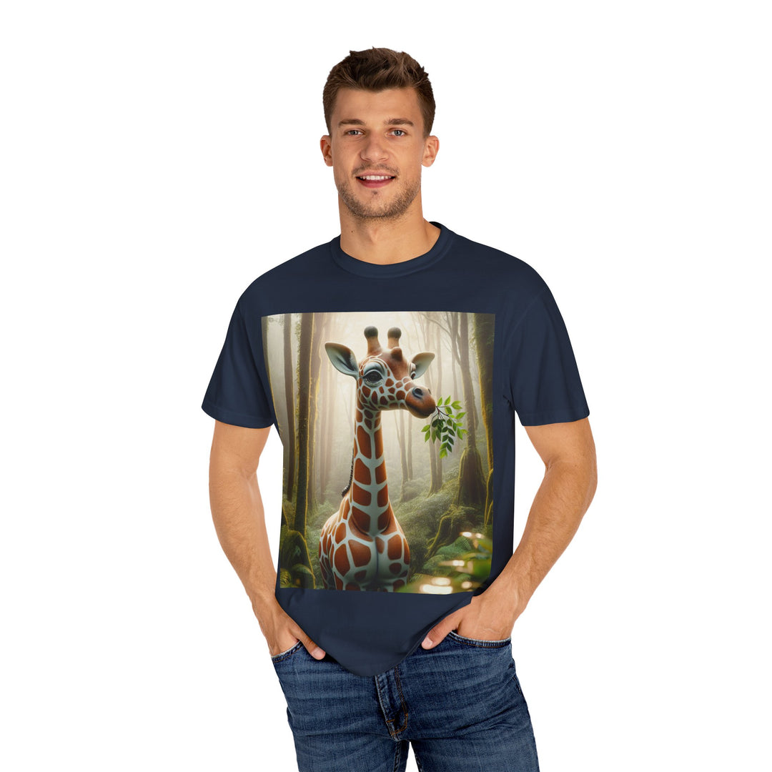 Playful Giraffe Unisex T-Shirt - Nature-Inspired Graphic Tee