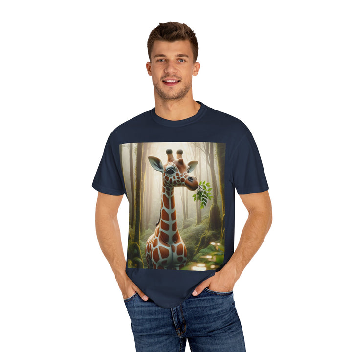 Playful Giraffe Unisex T-Shirt - Nature-Inspired Graphic Tee