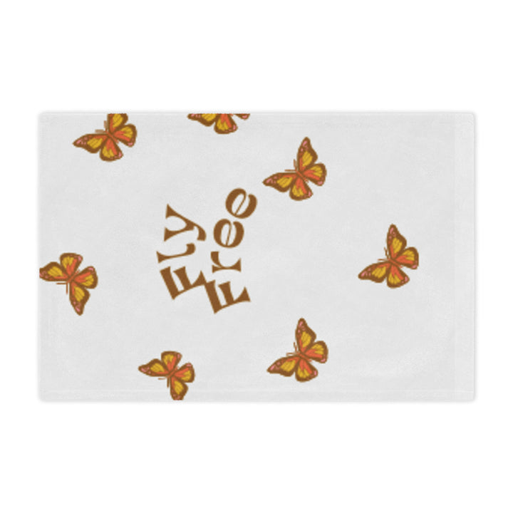 Fly Free Minky Blanket with Butterfly Design - Cozy Throw for Home Decor