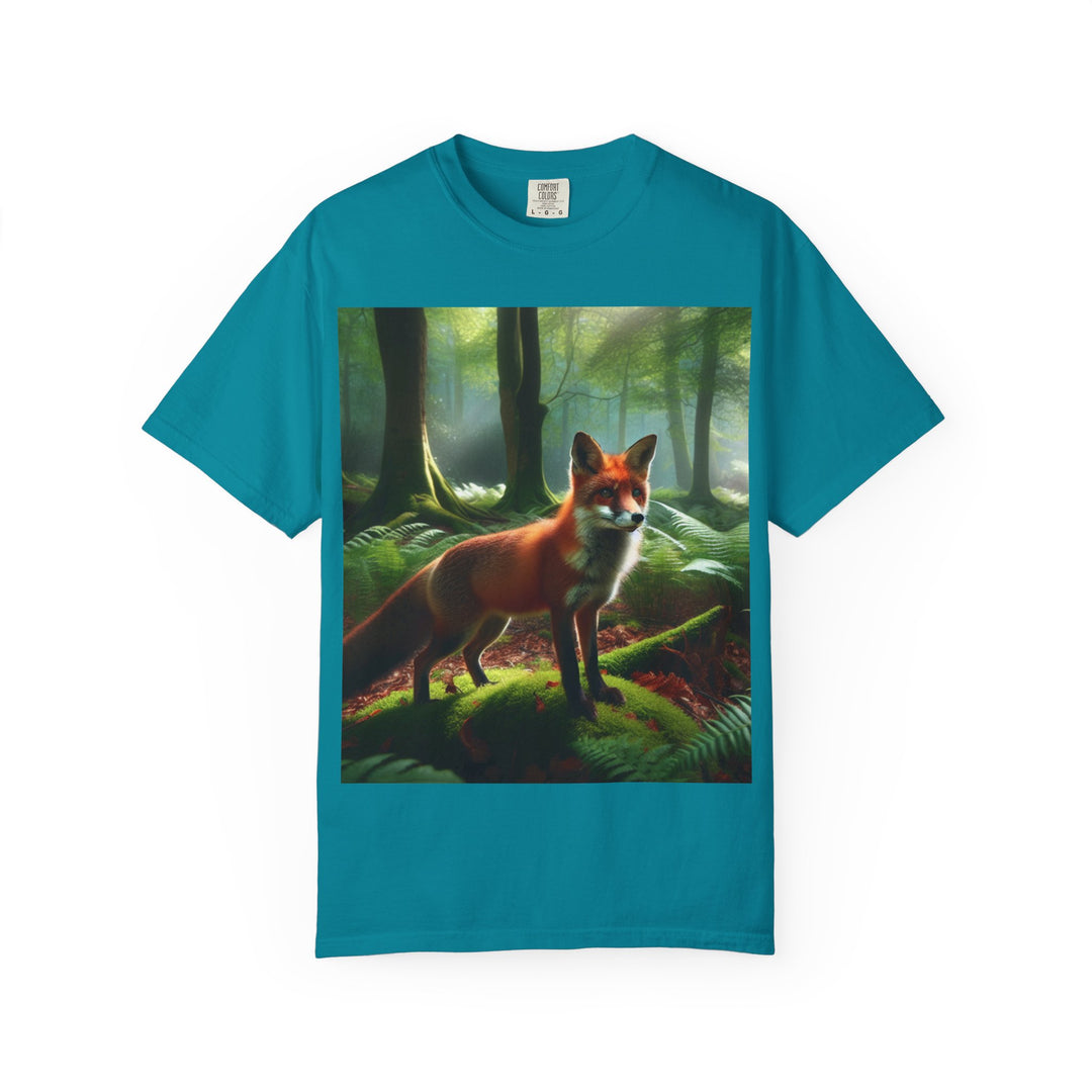 Forest Fox Unisex Garment-Dyed T-Shirt