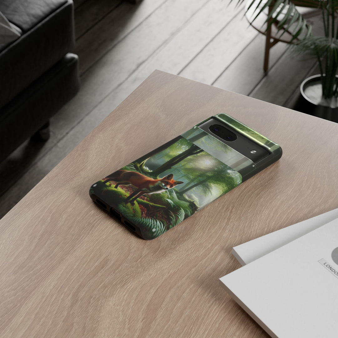 Nature-Inspired Tough Case with Fox Design