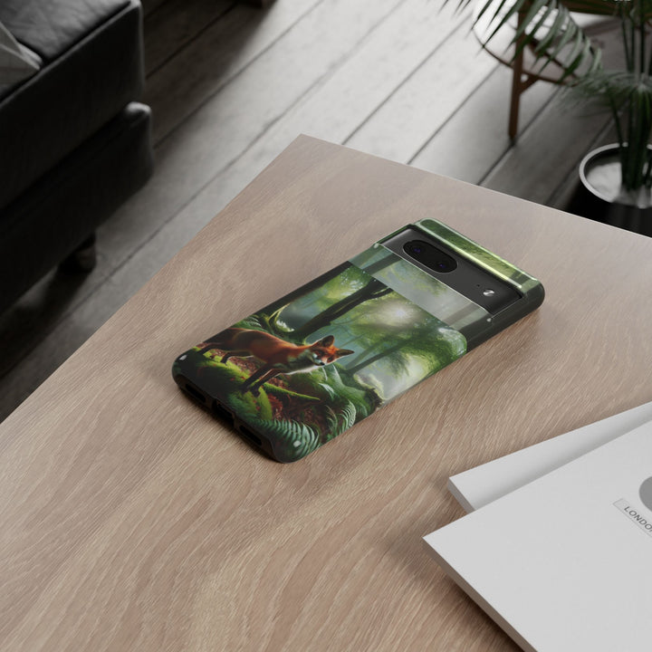 Nature-Inspired Tough Case with Fox Design