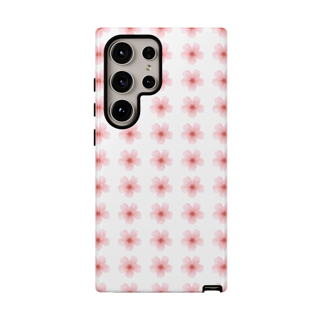 Cherry Blossom Tough Phone Case - Floral Design for Spring & Summer