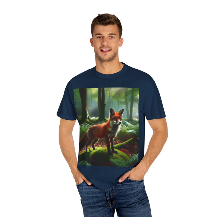 Forest Fox Unisex Garment-Dyed T-Shirt