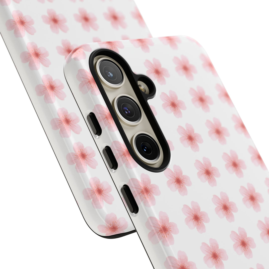Cherry Blossom Tough Phone Case - Floral Design for Spring & Summer
