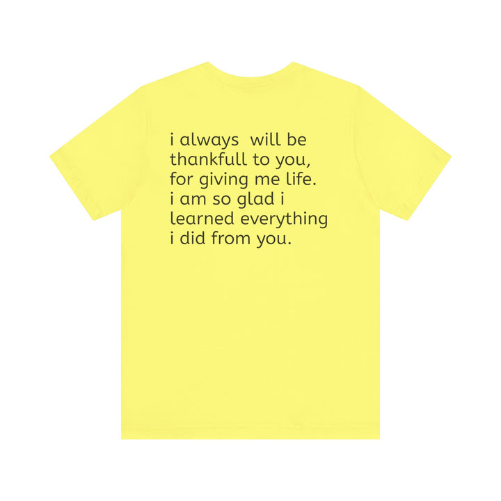 Love You Mom Short Sleeve Tee - Thankful Gift for Mother's Day