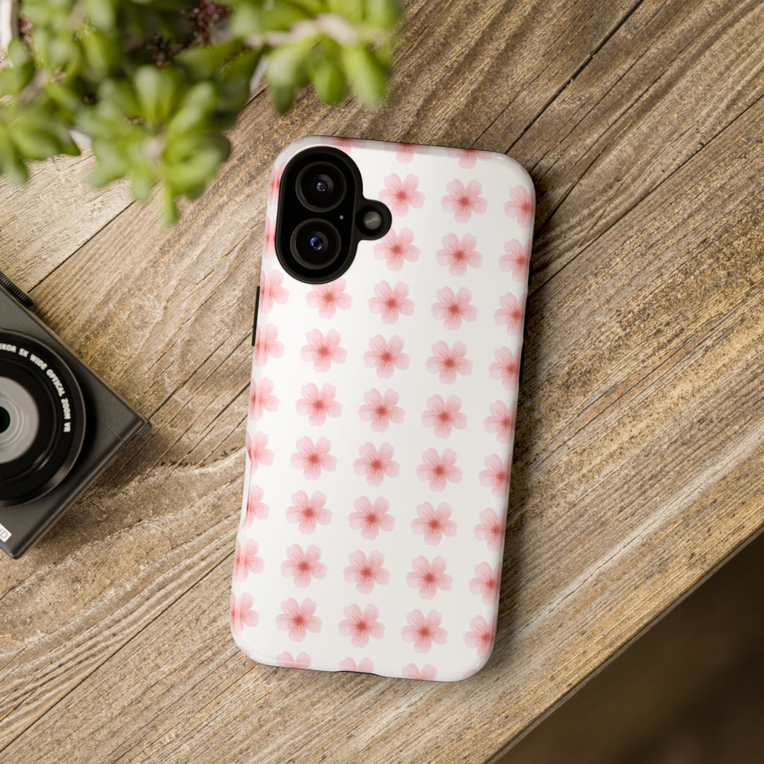 Cherry Blossom Tough Phone Case - Floral Design for Spring & Summer