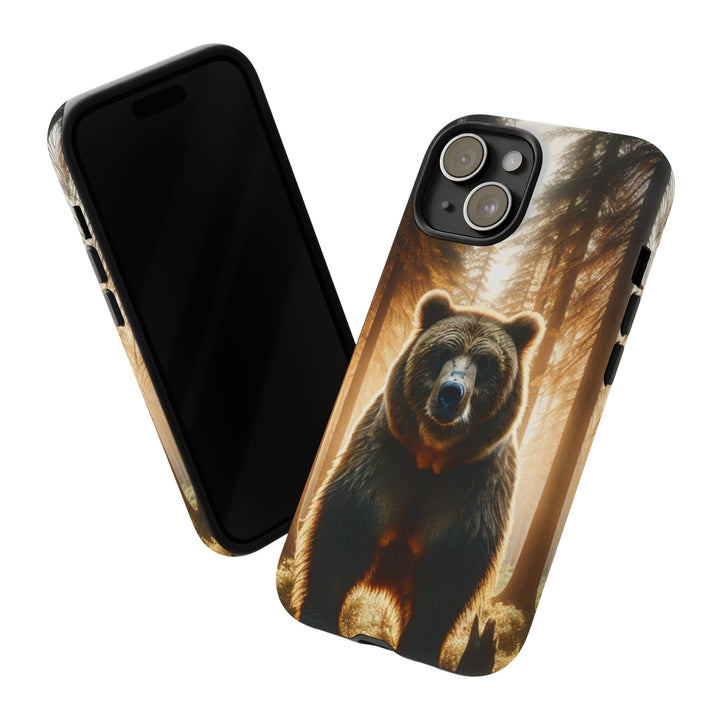Wildlife Phone Case - Tough Cases with Bear Design, Nature Lover Gift, Animal-Themed Accessories, Eco-Friendly Tech Protection