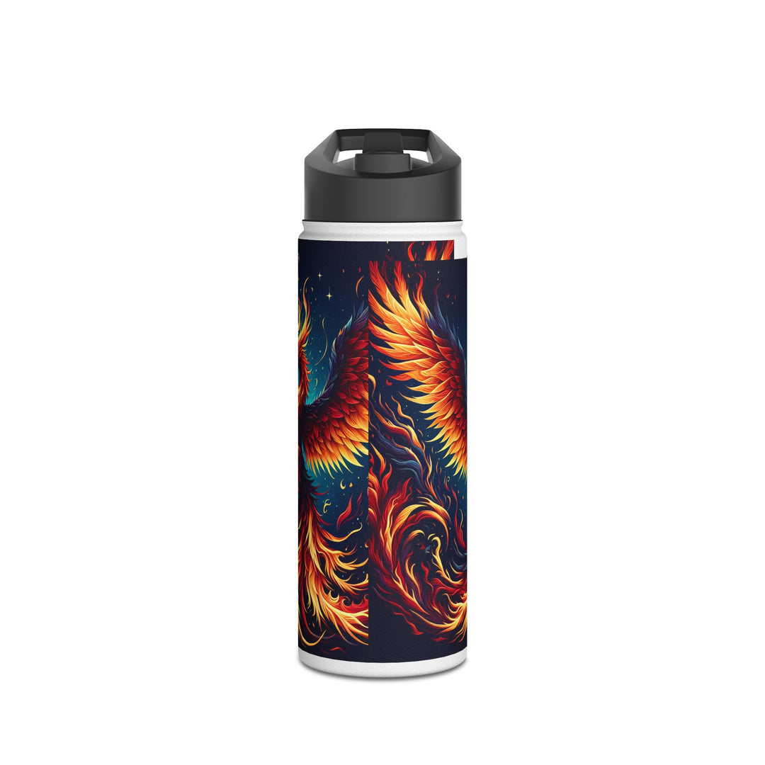 Phoenix Fire Stainless Steel Water Bottle – Inspirational Design for Adventurers