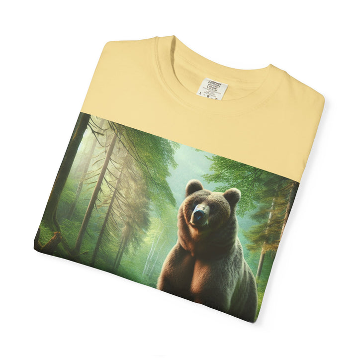 Nature-Inspired Unisex Bear Graphic Tee - Ideal for Outdoor Enthusiasts