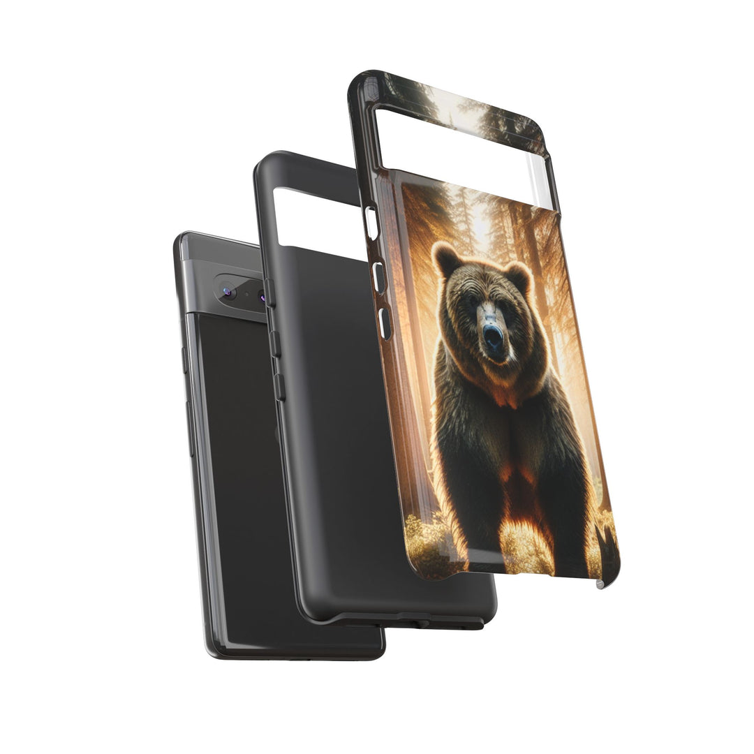 Wildlife Phone Case - Tough Cases with Bear Design, Nature Lover Gift, Animal-Themed Accessories, Eco-Friendly Tech Protection