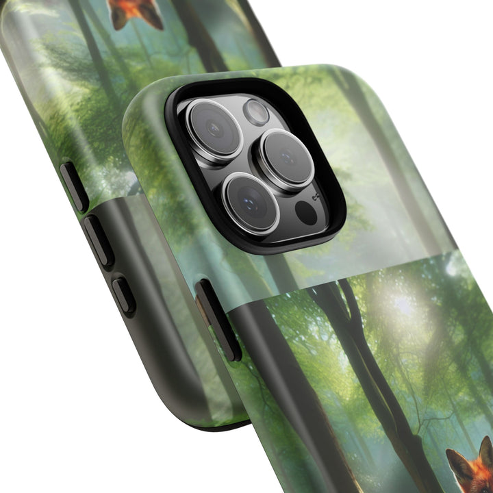 Nature-Inspired Tough Case with Fox Design