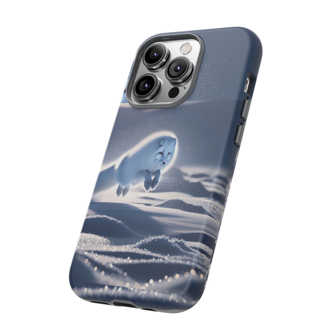 Cute Arctic Fox Phone Case – Tough Protective Cover for Animal Lovers