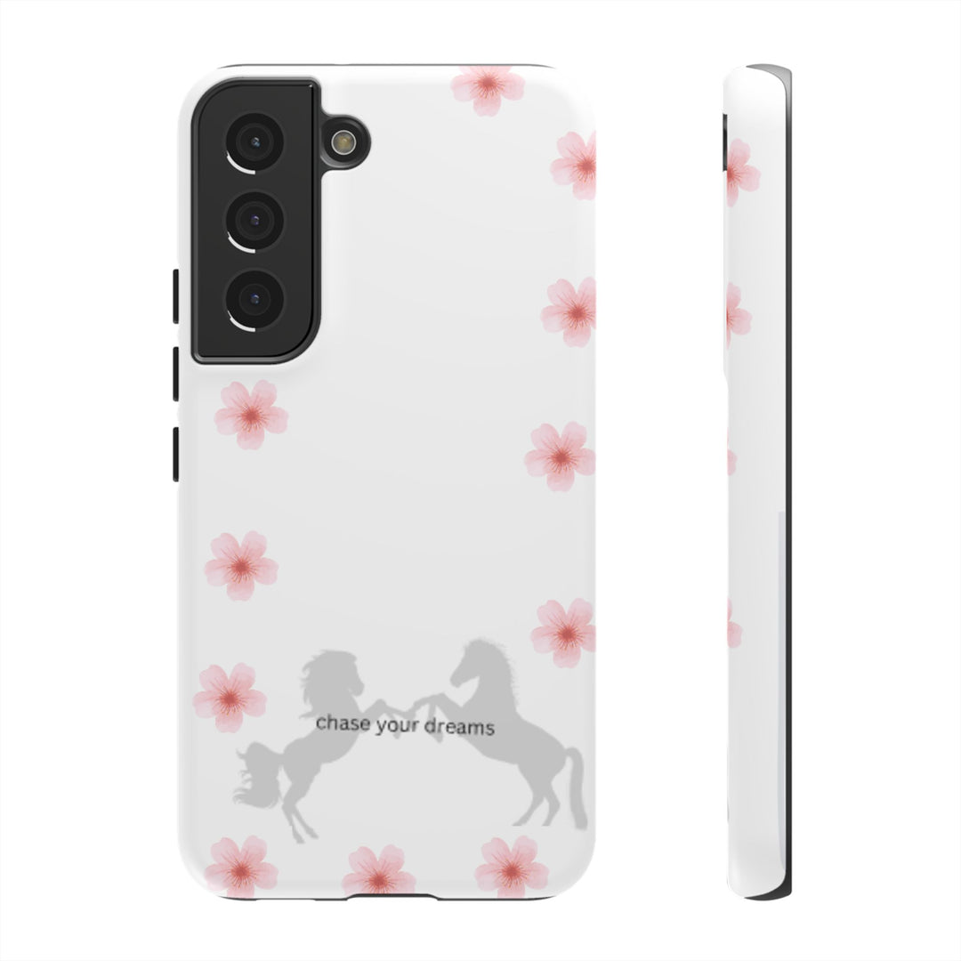 Chase Your Dreams Floral Phone Case