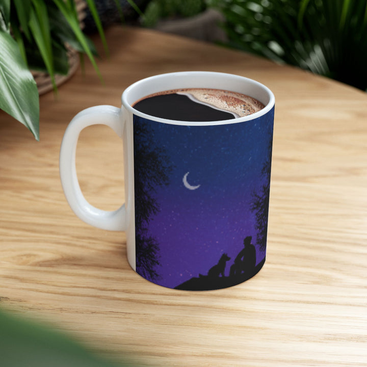 Starry Night Ceramic Mug - 11oz & 15oz | Perfect for Stargazers & Coffee Lovers