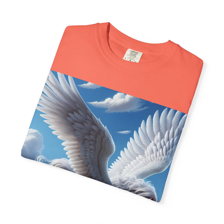 Mythical Pegasus Unisex Garment-Dyed T-shirt | Dreamy Fantasy Art Tee