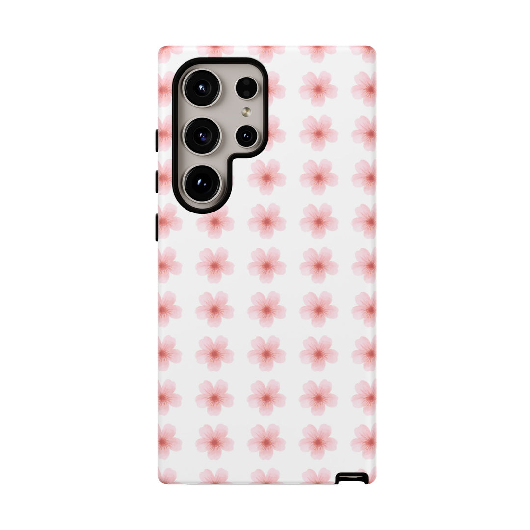 Cherry Blossom Tough Phone Case - Floral Design for Spring & Summer