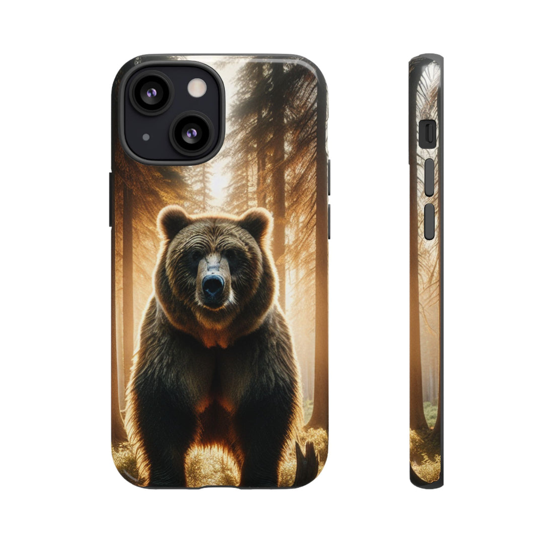 Wildlife Phone Case - Tough Cases with Bear Design, Nature Lover Gift, Animal-Themed Accessories, Eco-Friendly Tech Protection