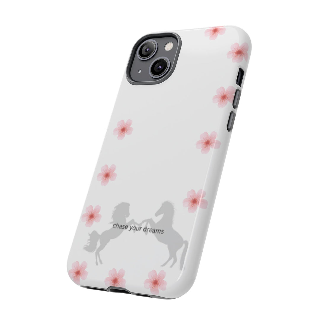 Chase Your Dreams Floral Phone Case