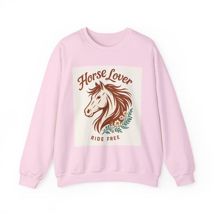 Cozy Horse Lover Sweatshirt, Equine Enthusiast Apparel, Perfect Gift for Equestrians, Casual Comfort, Horseback Riding Fashion