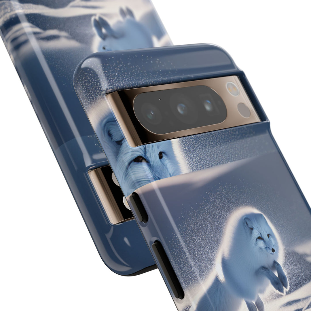 Cute Arctic Fox Phone Case – Tough Protective Cover for Animal Lovers
