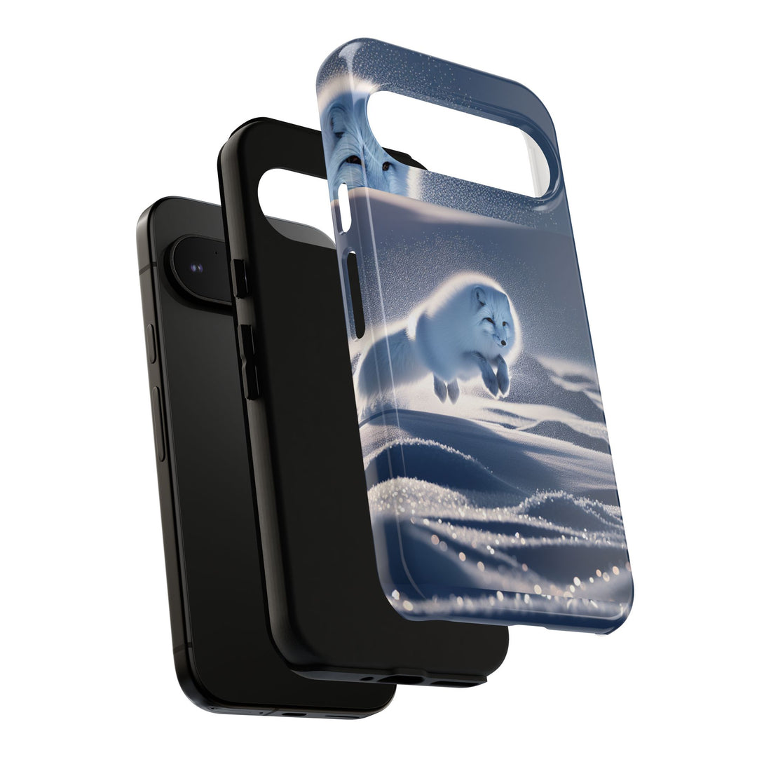 Cute Arctic Fox Phone Case – Tough Protective Cover for Animal Lovers