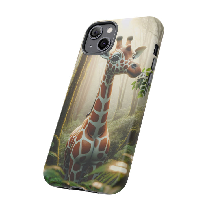 Giraffe Tough Phone Case - Cute Animal Design for Nature Lovers