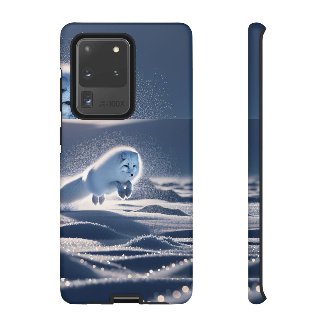 Cute Arctic Fox Phone Case – Tough Protective Cover for Animal Lovers